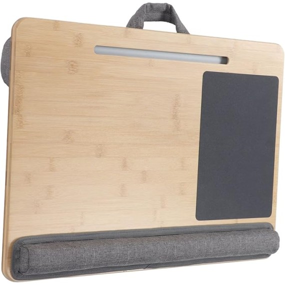 Lap Desk, Ergonomic Angle, Lightweight Laptop Table with Cushion for Sofa Bed for Adults and Children