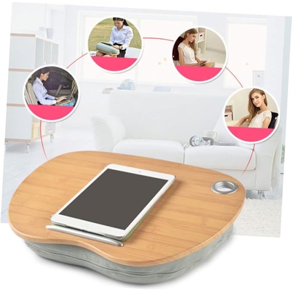 2pcs 14 Computer Desk Lap Desk Holder Desks Cup Holder Lap Desk Car Table Tray Cup Holder for Desk Laptop Pillow Lap Desk Laptop Bed Tray Lap Food Tray Laptop Stand Bed Table