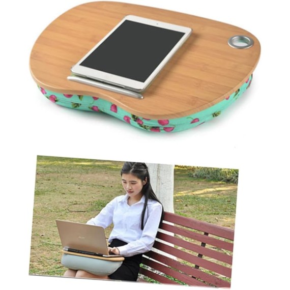 2pcs 14 Computer Desk Lap Desk Holder Desks Cup Holder Lap Desk Car Table Tray Cup Holder for Desk Laptop Pillow Lap Desk Laptop Bed Tray Lap Food Tray Laptop Stand Bed Table