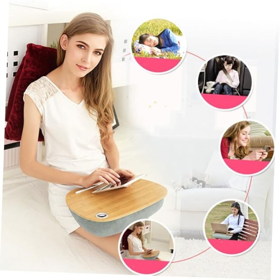 2pcs 14 Computer Desk Lap Desk Holder Desks Cup Holder Lap Desk Car Table Tray Cup Holder for Desk Laptop Pillow Lap Desk Laptop Bed Tray Lap Food Tray Laptop Stand Bed Table