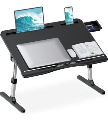 Home Office Lap Desks, X-Large Adujustable Laptop Bed Desk and Portable Laptop Lap Desk for Writing Working Reading Eating