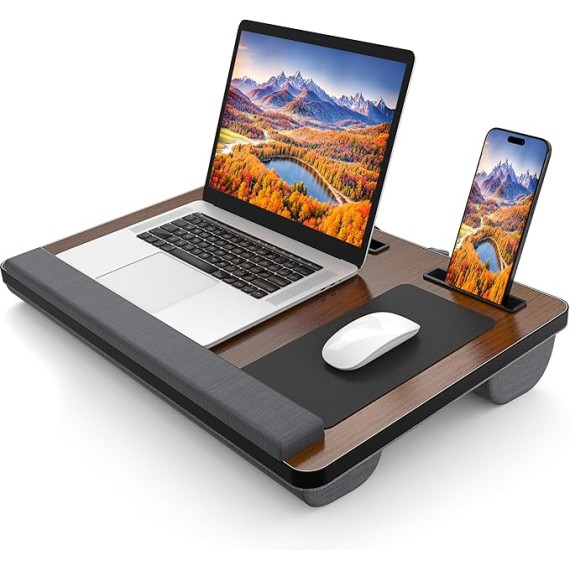 Home Office Lap Desks, X-Large Adujustable Laptop Bed Desk and Portable Laptop Lap Desk for Writing Working Reading Eating