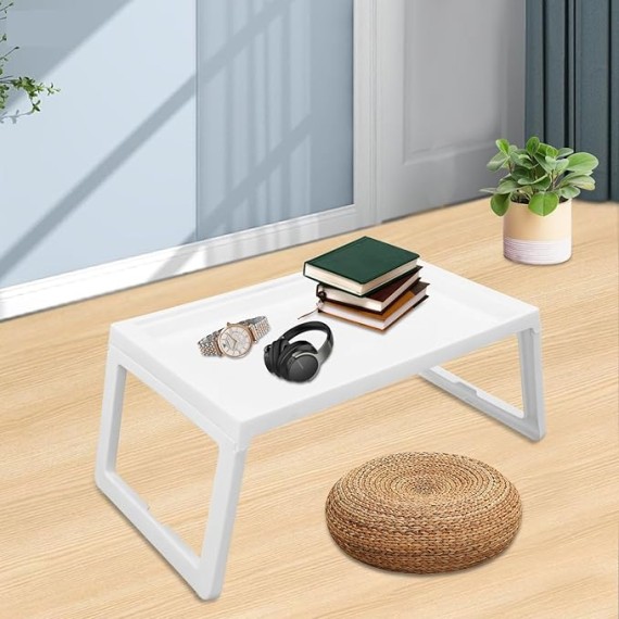 8Pcs Foldable Laptop Table, Lap Desk Mini Bed Table Portable Bed Tray Laptop Stand Working Reading Eating Station for Bed Couch Sofa