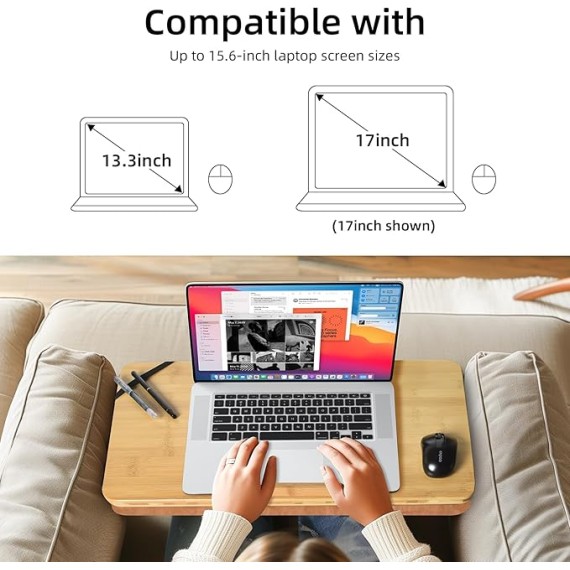 Large Lap Desk with a Tablet Floor Stand