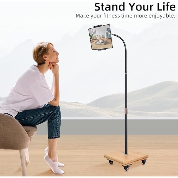 Oversized Lap Desk with a Tablet Floor Stand