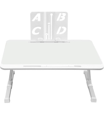 Lap Desk for Bed,Laptop Stand Lap Desk Tablet Tray Table Bed Desk - Laptop Bed Stand Reading Holder with Drawer & Bookshelf Bed Table for Working, Reading, Eating