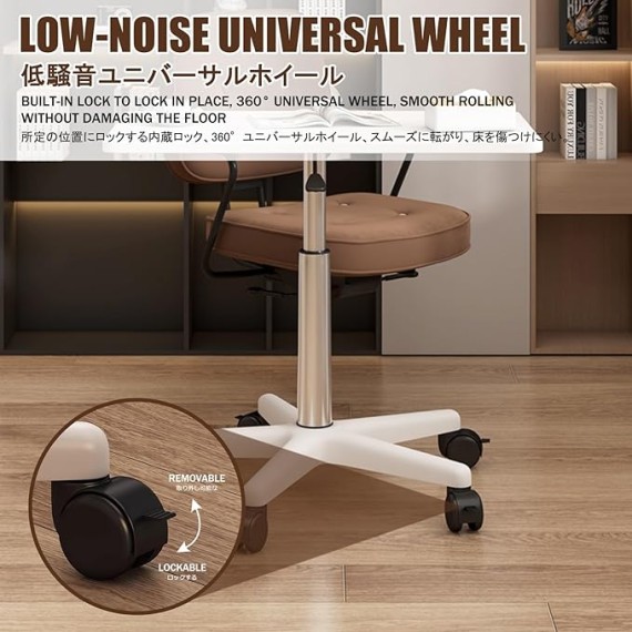 Side Table，Sofa End Table，360°Swivel Couch Side Table，Over Bed Table Adjustable Height, Sofa Table，Large Storage Space, Easy to Move, and Stable Structure.(White,59-80CM/23.2-31.5in)