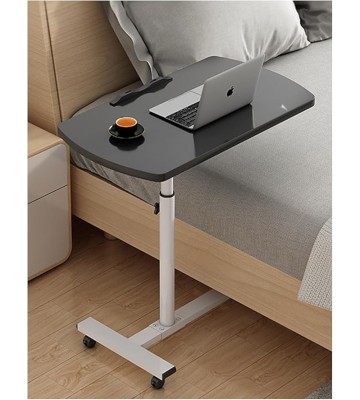 Overbed Table Height Adjustable Laptop Stand for Bed - Hospital Over Bed Desk with Standing Desk Feature, Suitable for Varying Bed Heights
